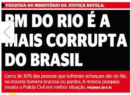 A falácia sobre a corrupção na PM do Brasil